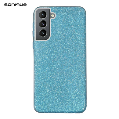 Θήκη Σιλικόνης Sonique Shiny Samsung Galaxy S21 Plus Γαλάζιο