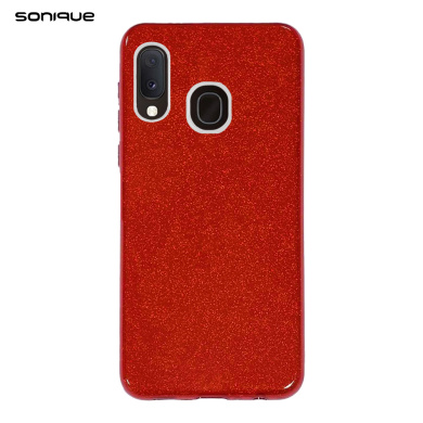 Θήκη Σιλικόνης Sonique Shiny Samsung Galaxy A20e Κόκκινο