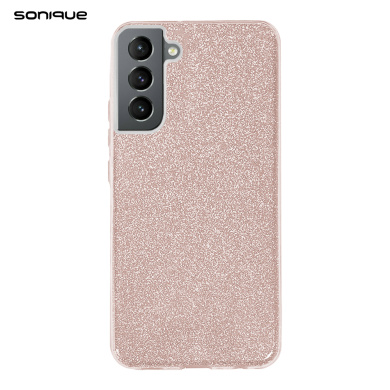 Θήκη Σιλικόνης Sonique Shiny Samsung Galaxy S22 Ροζ