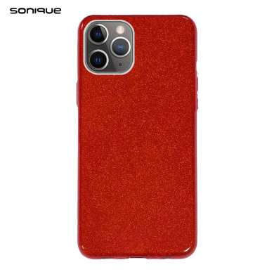 Θήκη Σιλικόνης Sonique Shiny Apple iPhone 11 Pro Max Κόκκινο