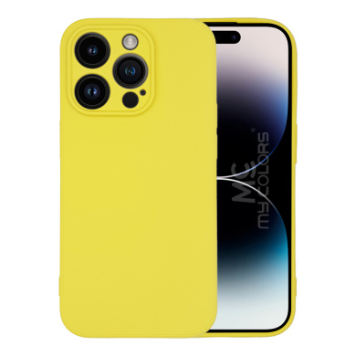 Θήκη Σιλικόνης My Colors Sonique Apple iPhone 14 Pro Max Κίτρινο