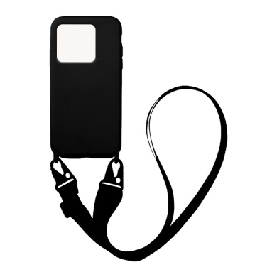 Θήκη Σιλικόνης με Strap CarryHang Sonique Xiaomi Redmi 10A Μαύρο