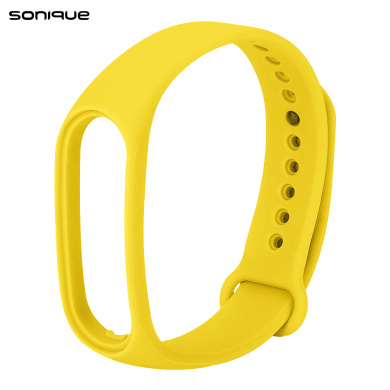 Λουράκι Σιλικόνης Sonique Color για Xiaomi Mi Band 7 Κίτρινο