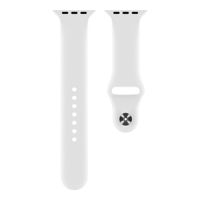 Λουράκι Σιλικόνης Soft Band Sonique για Apple Watch (42/44/45/49MM) Λευκό