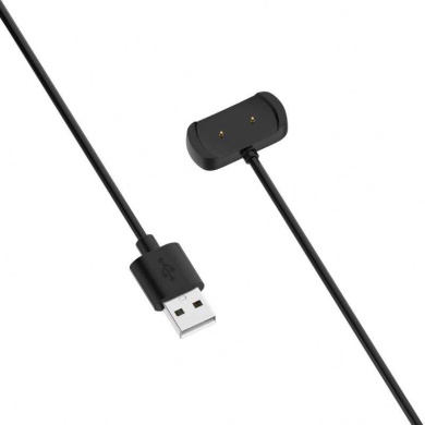 Καλώδιο Φόρτισης USB-A Dock για Amazfit GTR 2/2e GTS 2/2e/ Pop / Pop Pro / Bip U/ Bip 3  1 μέτρο Μαύρο