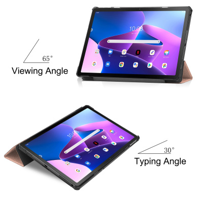 Θήκη Tablet Smartcase Slim Sonique για Lenovo Tab M10 Plus 3rd Gen 10.6" Ροζ Χρυσό
