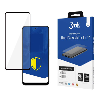 3MK HardGlass Max Lite Full Screen Xiaomi Redmi Note 12 5G / Poco X5 5G Μαύρο