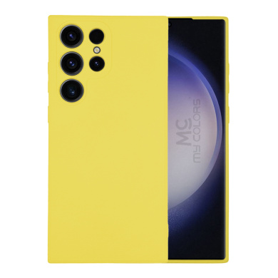 Θήκη Σιλικόνης My Colors Sonique Samsung Galaxy S23 Ultra Κίτρινο