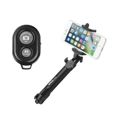 Selfie Stick & Tripod Combo Bluetooth Remote Control Μαύρο