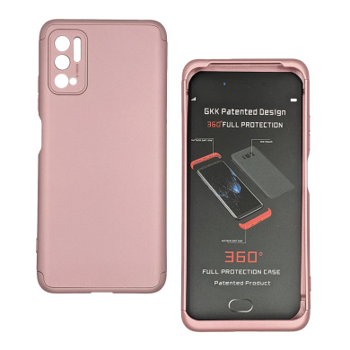 GKK 360 Full Body Protection Xiaomi Redmi Note 10 5G / Poco M3 Pro 5G Ροζ Χρυσό
