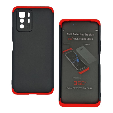GKK 360 Full Body Protection Xiaomi Poco X3 GT Μαύρο/Κόκκινο
