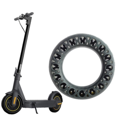 Ελαστικό Συμπαγές Αντιολισθητικό 10" για e-Scooter όπως Ninebot Max G30 (10 x 2,125) Μαύρο
