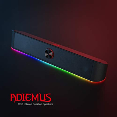 Gaming Soundbar -  Redragon Adiemus GS560 RGB Μαύρο