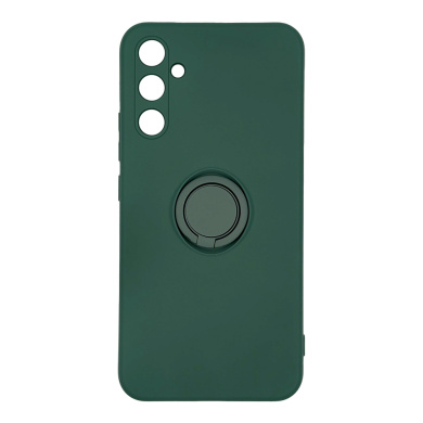 Θήκη Σιλικόνης Ring Case Samsung Galaxy A34 5G Πράσινο Σκούρο