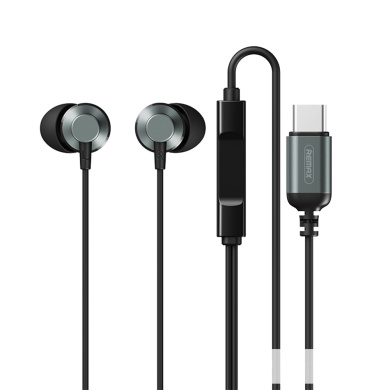 Ακουστικά Remax Type-C RM-512a Μαύρο