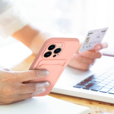 Θήκη Σιλικόνης Sonique Card Case Xiaomi Redmi Note 12 4G Ροζ