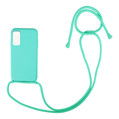 Θήκη Σιλικόνης με Κορδόνι CarryHang Sonique Xiaomi Redmi Note 11 4G / Redmi Note 11S Γαλάζιο