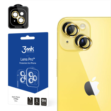 3MK Lens Protection Pro Προστασία Κάμερας Apple iPhone 14 Plus Yellow