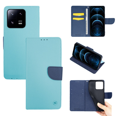 Θήκη Πορτοφόλι Sonique Trend Wallet Xiaomi Xiaomi 13 Pro 5G Σιέλ / Σκούρο Μπλε