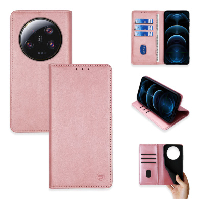 Θήκη Πορτοφόλι Vintage Magnet Wallet Sonique Xiaomi Xiaomi 13 Ultra 5G Ροζ Χρυσό