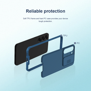 Θήκη Πλαστική Nillkin Camshield Pro Samsung Galaxy S23 Plus Μαύρο