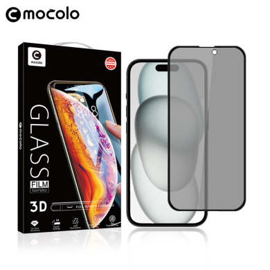 Mocolo Full Glue Privacy Tempered Glass Apple iPhone 15 Pro Μαύρο