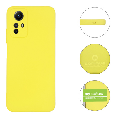 Θήκη Σιλικόνης My Colors Sonique Xiaomi Redmi Note 12s Κίτρινο