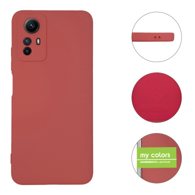 Θήκη Σιλικόνης My Colors Sonique Xiaomi Redmi Note 12s Μπορντό Ανοιχτό