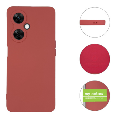 Θήκη Σιλικόνης My Colors Sonique OnePlus OnePlus Nord CE 3 Lite 5G Μπορντό Ανοιχτό