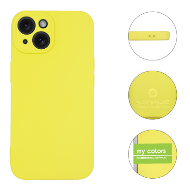Θήκη Σιλικόνης My Colors Sonique Apple iPhone 15 Κίτρινο