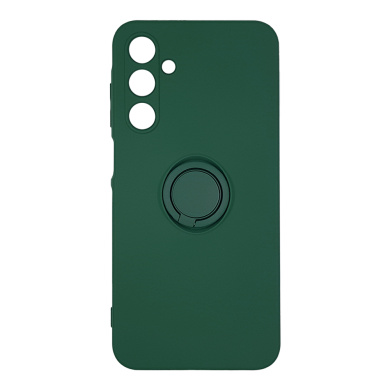 Θήκη Σιλικόνης Ring Case Samsung Galaxy A25 5G Πράσινο Σκούρο