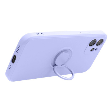 Θήκη Σιλικόνης Ring Case Xiaomi Redmi 13C 4G / Poco C65 4G Λιλά