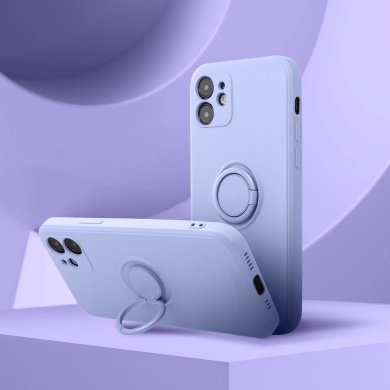 Θήκη Σιλικόνης Ring Case Xiaomi Redmi 13C 4G / Poco C65 4G Λιλά