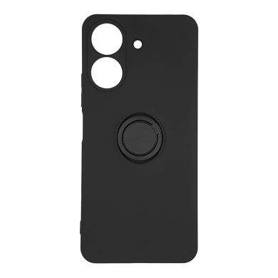 Θήκη Σιλικόνης Ring Case Xiaomi Redmi 13C 4G / Poco C65 4G Μαύρο