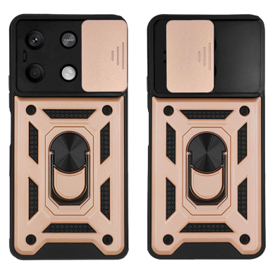 Θήκη Ring Armor CamPro Sonique για Xiaomi Redmi Note 13 5G Ροζ Χρυσό