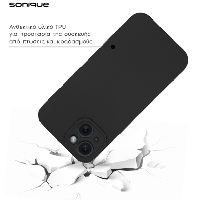 Θήκη Σιλικόνης My Colors Sonique Samsung Galaxy M34 5G Μαύρο