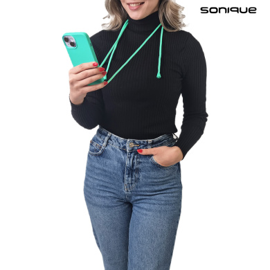Θήκη Σιλικόνης με Κορδόνι CarryHang Sonique Xiaomi Redmi Note 13 Pro 5G / Poco X6 5G Γαλάζιο