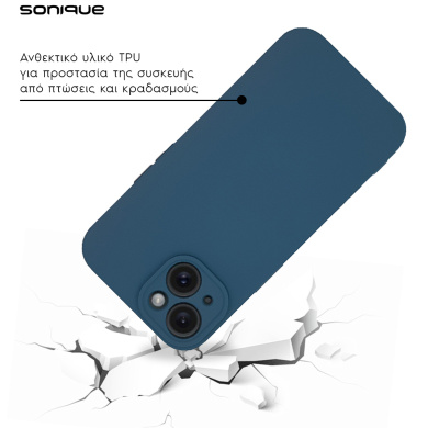 Θήκη Σιλικόνης My Colors Sonique Xiaomi Redmi 13C 4G / Poco C65 4G Μπλε Σκούρο