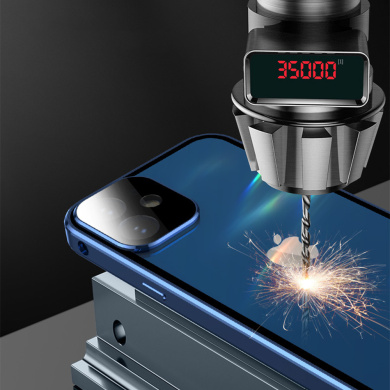 Μαγνητική Μεταλλική Θήκη 360° Full Protector Sonique για Apple iPhone 15 Μαύρο