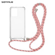 Θήκη Σιλικόνης με Κορδόνι Sonique Armor Clear Xiaomi Redmi Note 12 4G Rainbow Ροζ