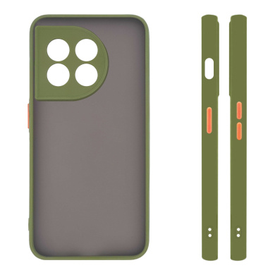 Θήκη Σιλικόνης Color Button Bumper Sonique OnePlus OnePlus 11 5G Πράσινο Ανοιχτό