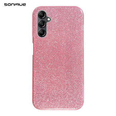 Θήκη Σιλικόνης Sonique Shiny Samsung Galaxy A14 4G / Galaxy A14 5G Ροζ