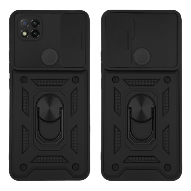 Θήκη Ring Armor CamPro Sonique για Xiaomi Redmi 9C / Redmi 10A Μαύρο