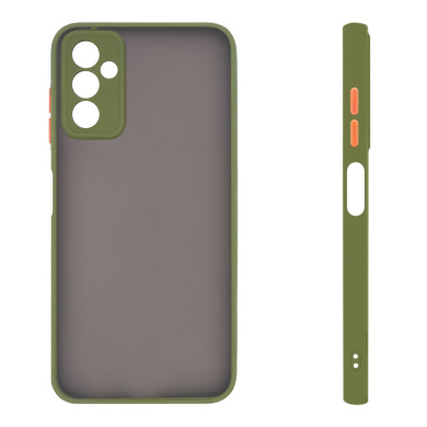 Θήκη Σιλικόνης Color Button Bumper Sonique Samsung Galaxy M13 4G Πράσινο Ανοιχτό