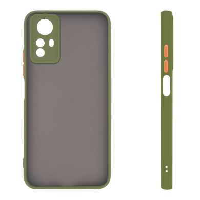 Θήκη Σιλικόνης Color Button Bumper Sonique Xiaomi Redmi Note 12s Πράσινο Ανοιχτό