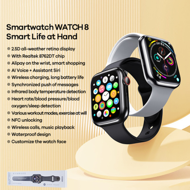 Smartwatch REMAX Watch 8 Μαύρο