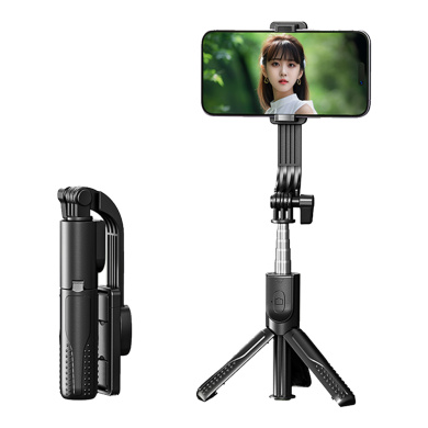 REMAX P16 Selfie Stick & Tripod Combo με Bluetooth Remote Controller Μαύρο